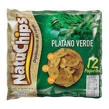 NATUCHIPS PLATANO VERDE (12 pack)