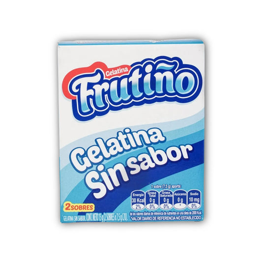 GELATINA SIN SABOR FRUTIÑO 7.5gr (5 pack)