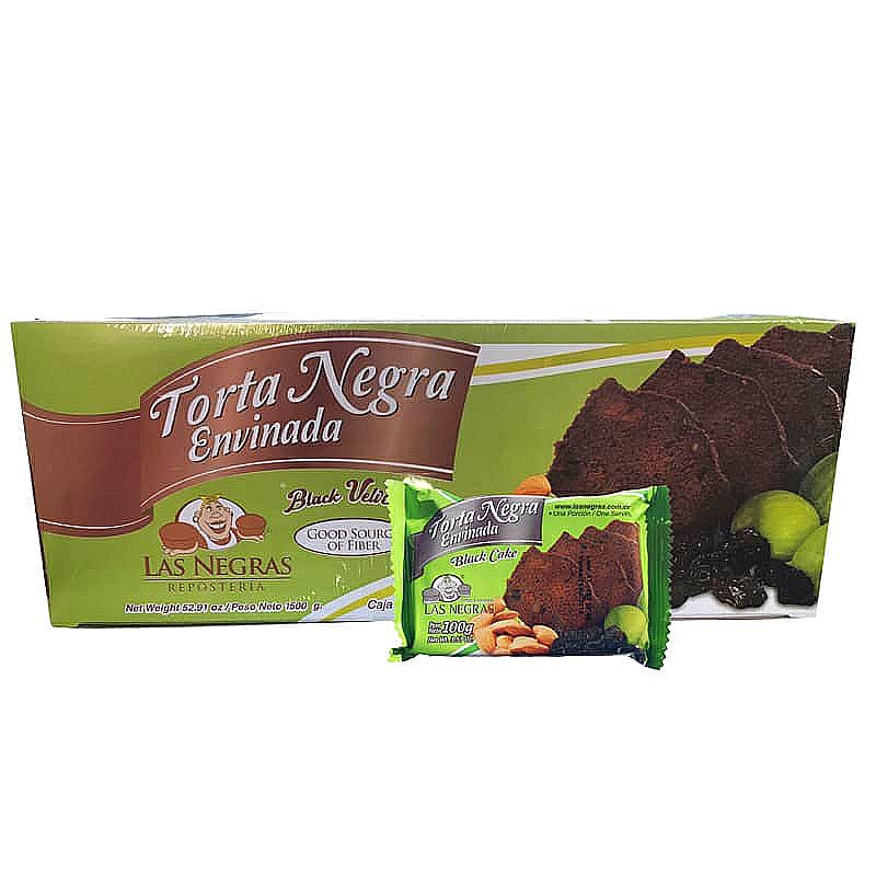 TORTA ENVINADA LAS NEGRAS (15 pack)