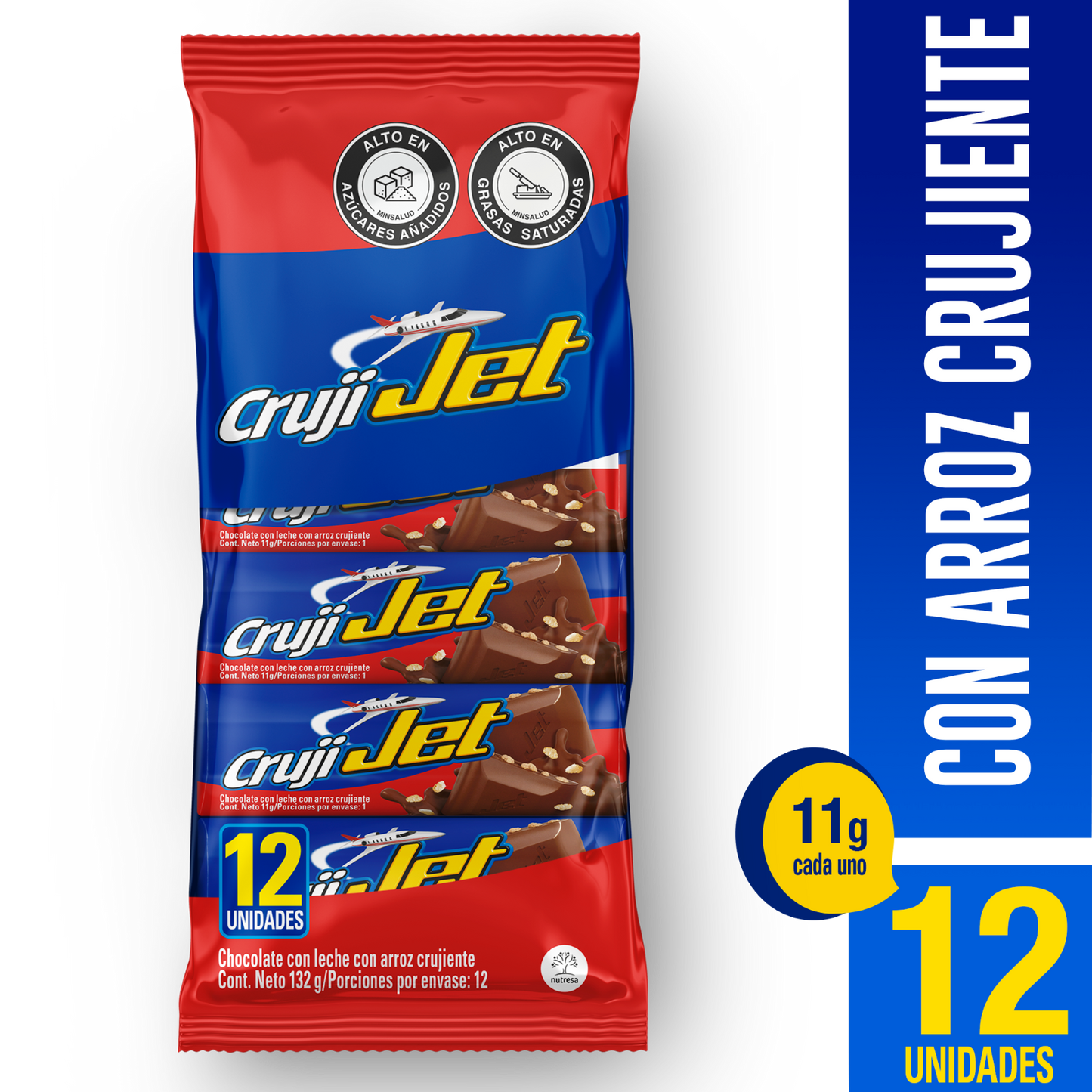 CHOCOLATINA JET CRUJI (12 Pack)