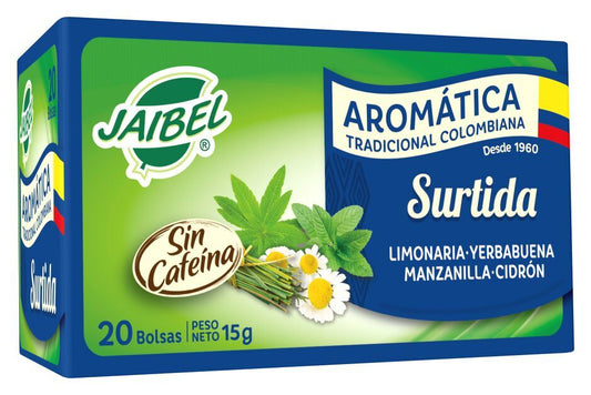 AROMATICAS JAIBEL SURTIDAS SOBRES (20 Unid)