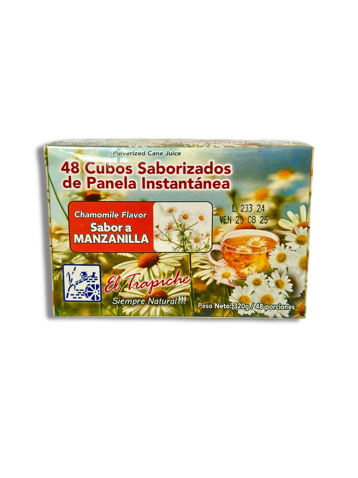 PANELA CUBITOS EL TRAPICHE MANZANILLA (48 Unid)